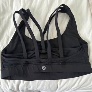 lululemon athletica Black Strappy Sports Bra